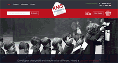 Desktop Screenshot of kmsenvelopes.co.uk